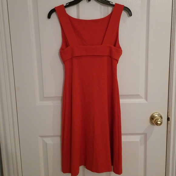 Diane Von Furstenberg Orange Bow Dress - Picture 4 of 7